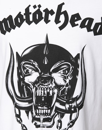 T-Shirt 'Motörhead Everything Louder' Mister Tee en blanc