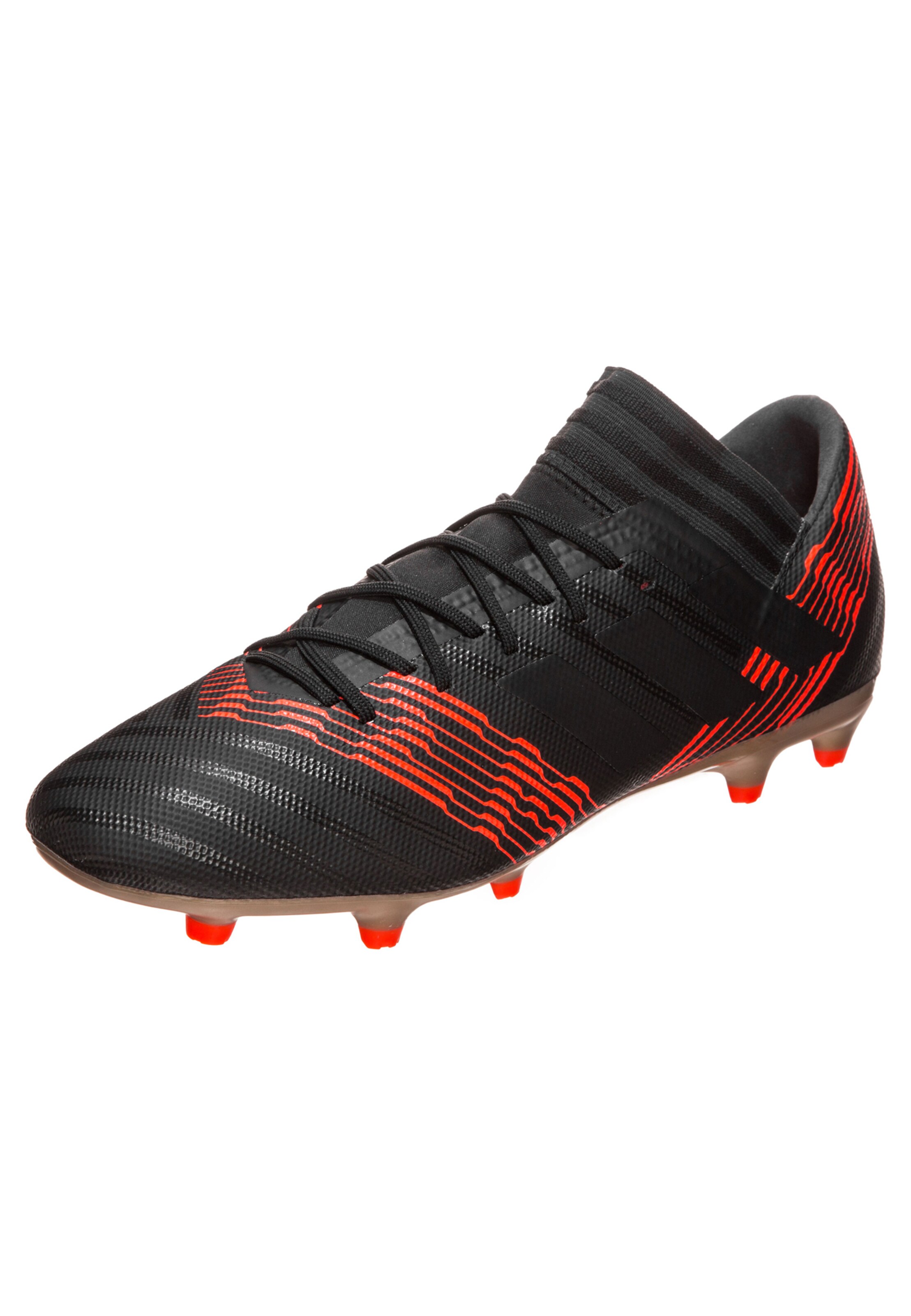 ADIDAS PERFORMANCE - Voetbalschoen 'Nemeziz 17.3 FG' in de kleur Oranjerood