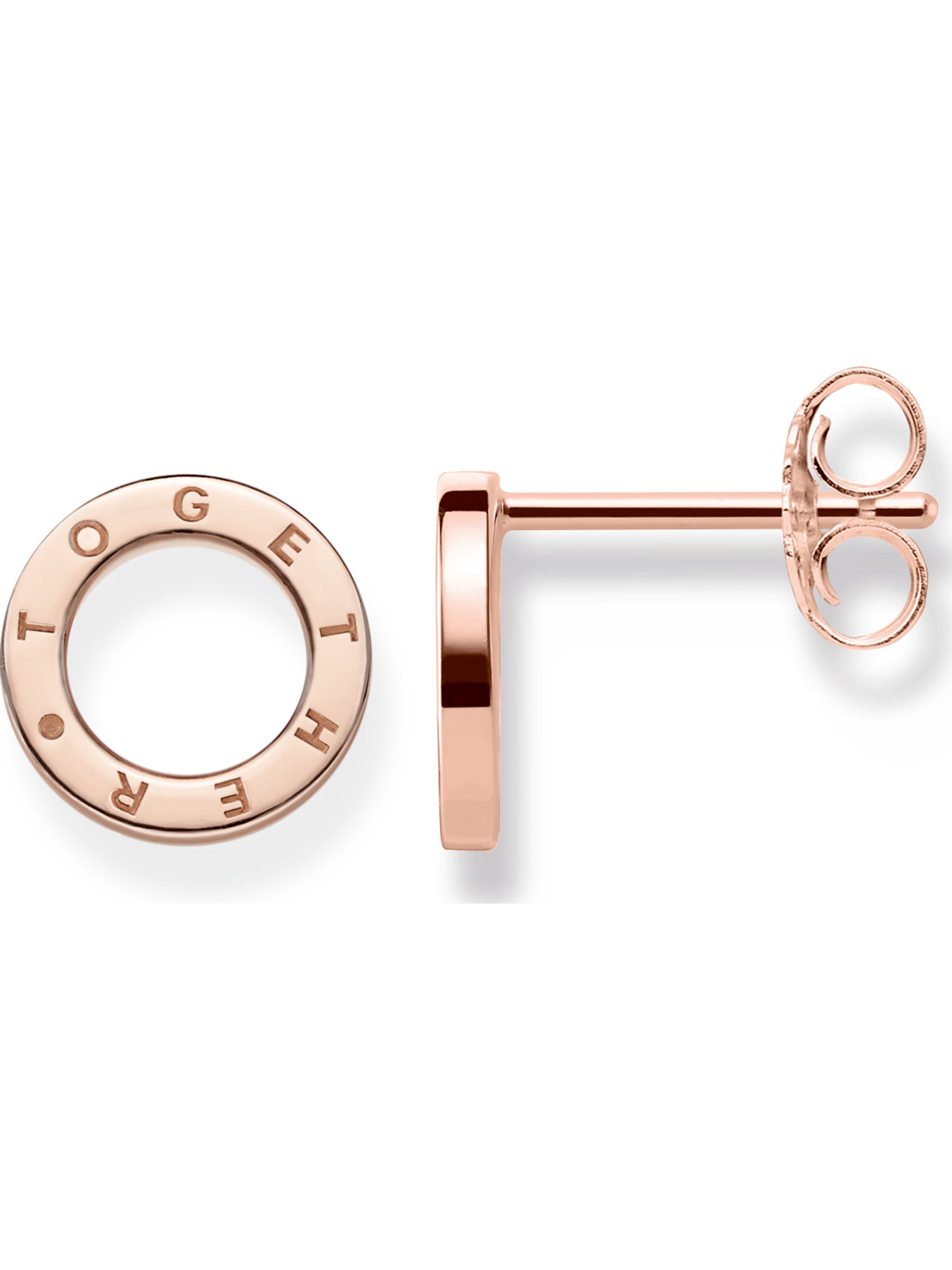 Thomas Sabo Ohrringe in Gold: Vorderseite