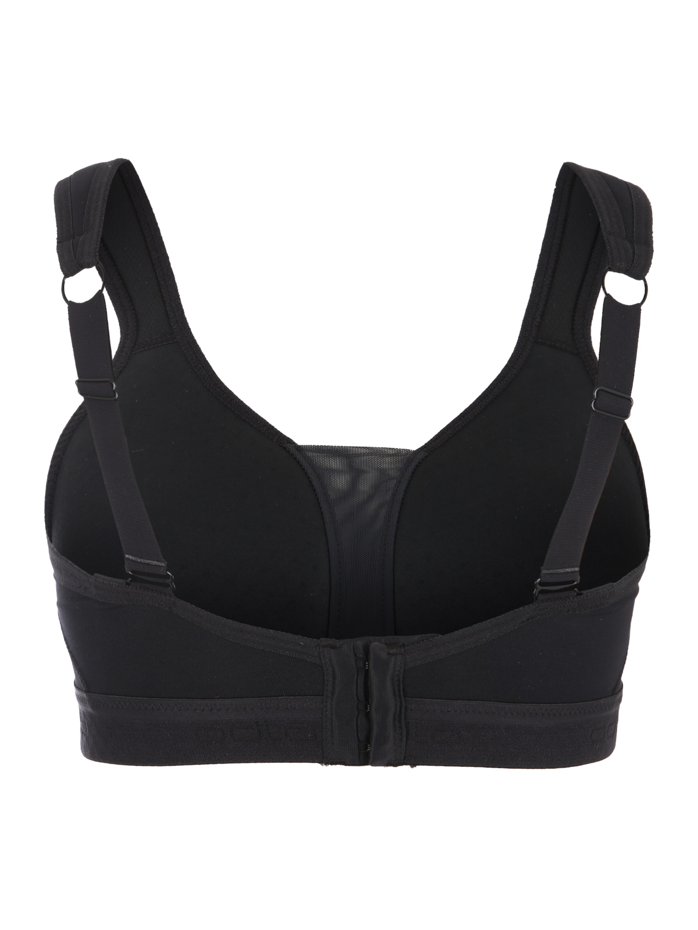 ODLO - Push-up Sujetador deportivo en negro: atrás