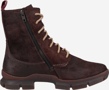 THINK! Lace-Up Boots in Brown