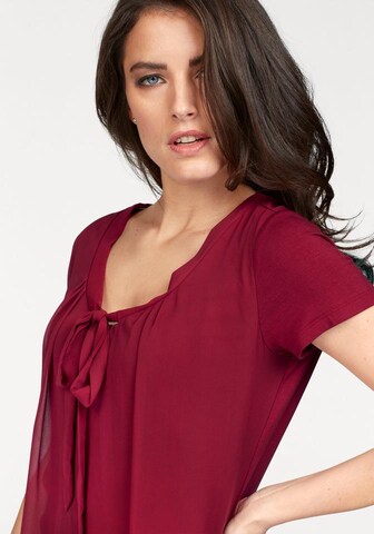VIVANCE Blouse in Red