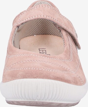 Legero Ballet Flats with Strap in Pink