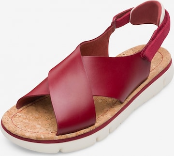 CAMPER Sandalen met riem ' Oruga ' in Rood: voorkant