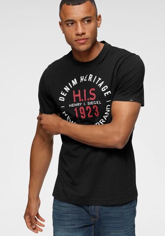 H.I.S Shirt in Black: front