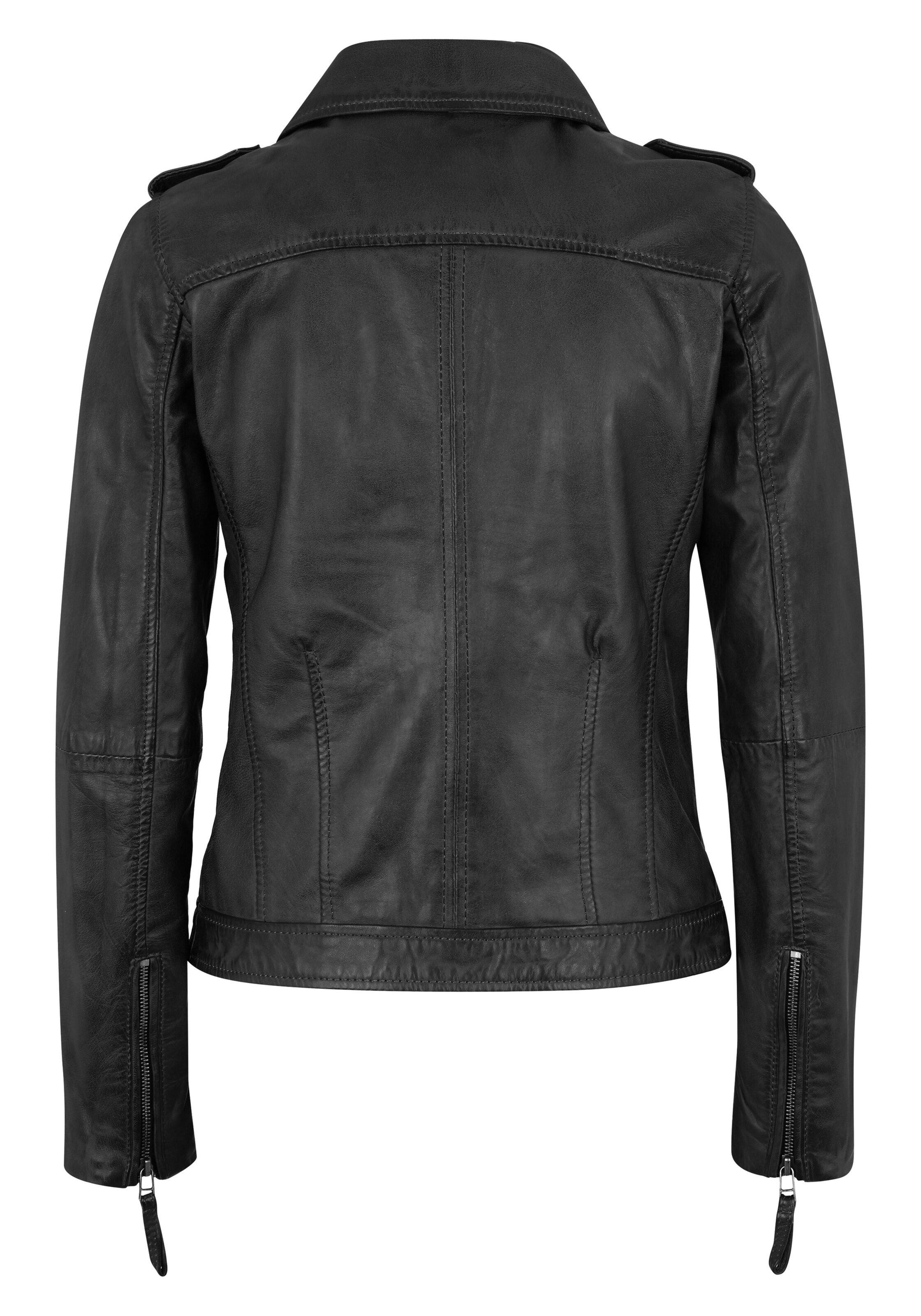 7ELEVEN Lederjacke 'Maiha' in Grau