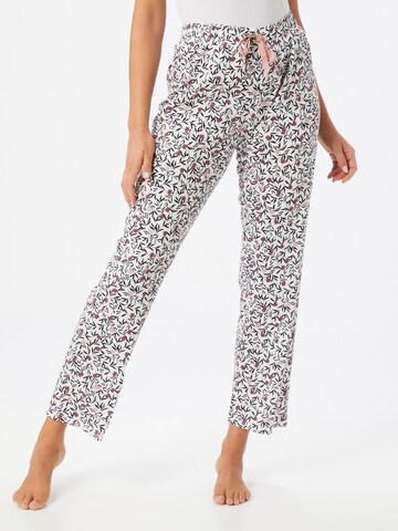 CALIDA Regular Pajama Pants in White: front