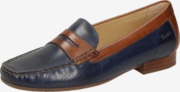 SIOUX Mocassins 'Corbina' in Blauw: voorkant