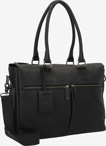 Burkely Schultertasche 'Antique Avery' in Schwarz