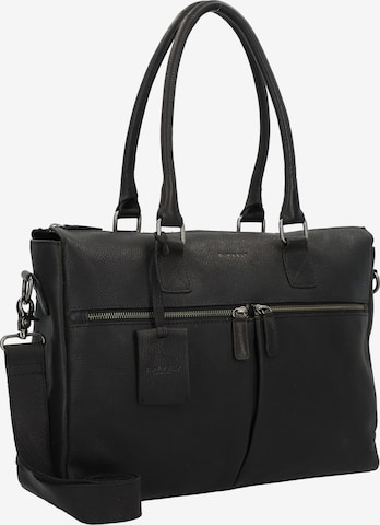 Burkely Schultertasche 'Antique Avery' in Schwarz