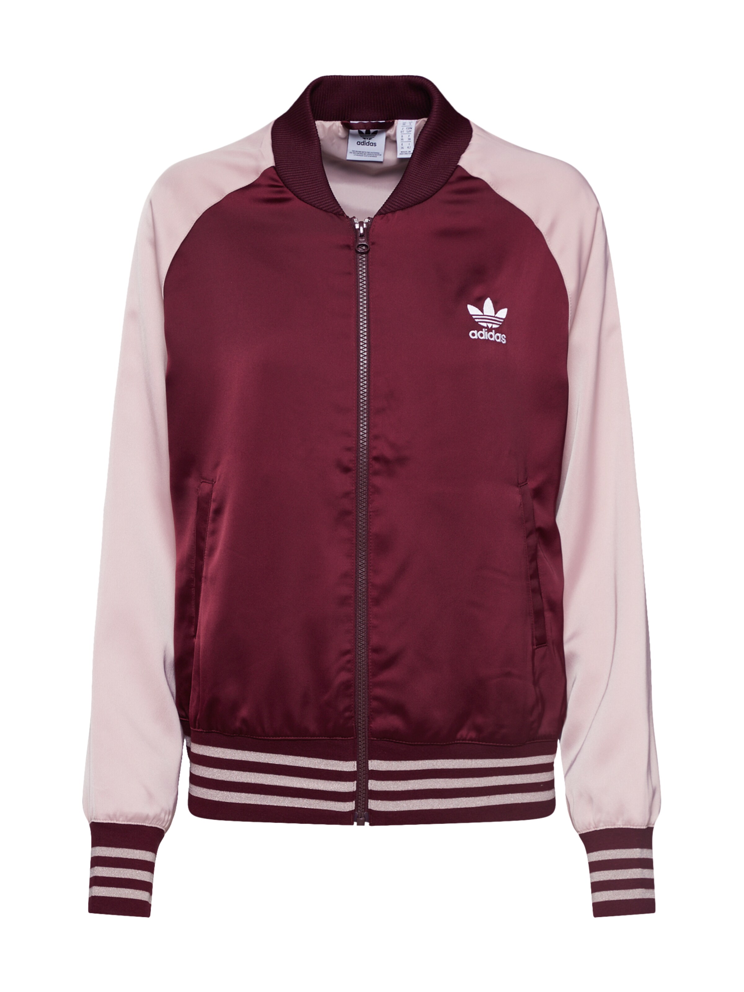 ADIDAS ORIGINALS - Tussenjas 'SATIN BOMBER TT' in de kleur Pink