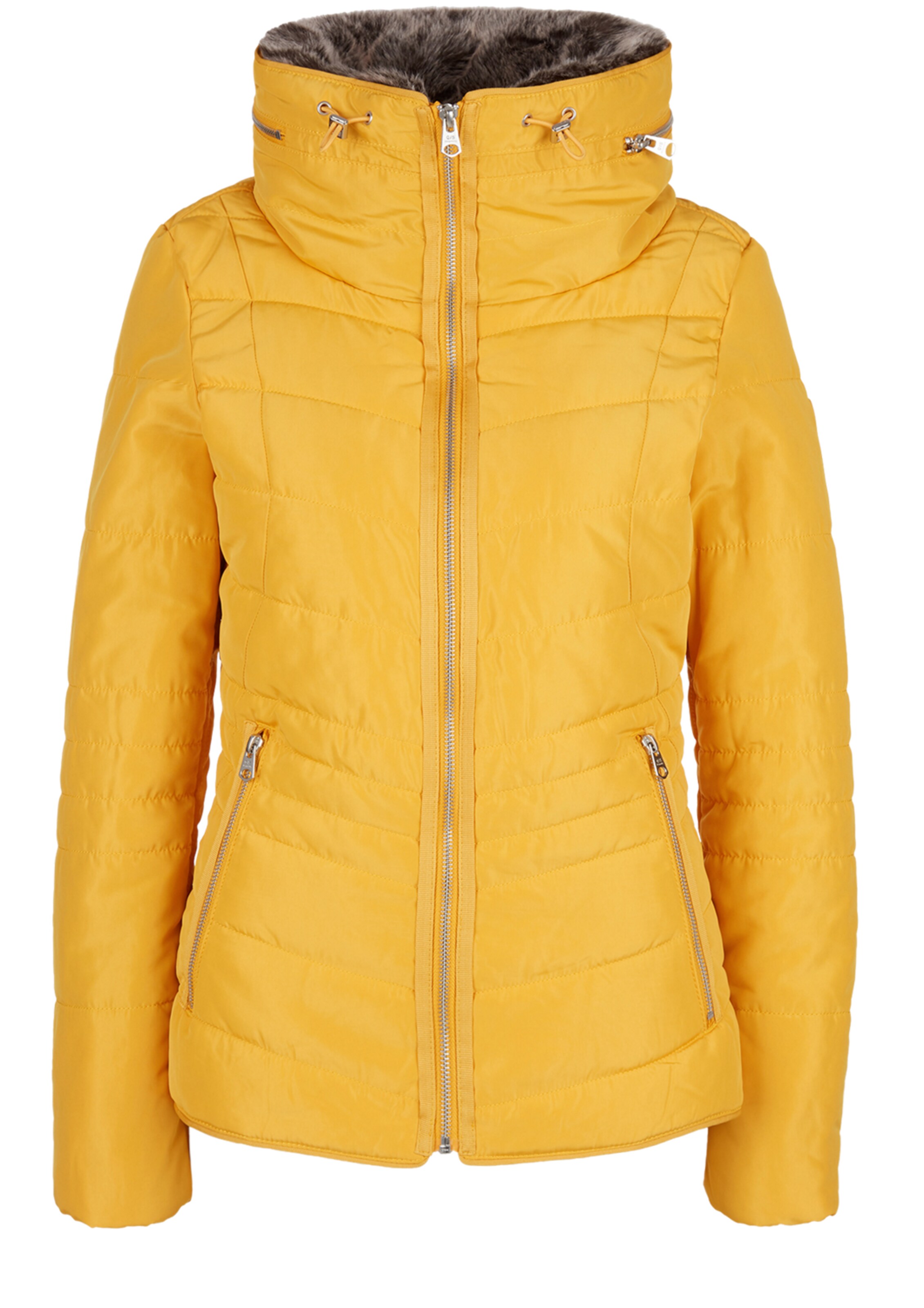 Q/S designed by - Steppjacke in gelb