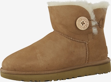 Boots 'Mini Bailey Button' di UGG in marrone: frontale