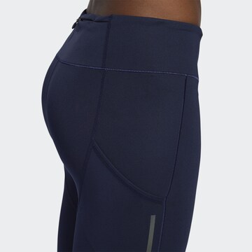 ADIDAS PERFORMANCE Skinny Sportbroek 'How We Do' in Blauw