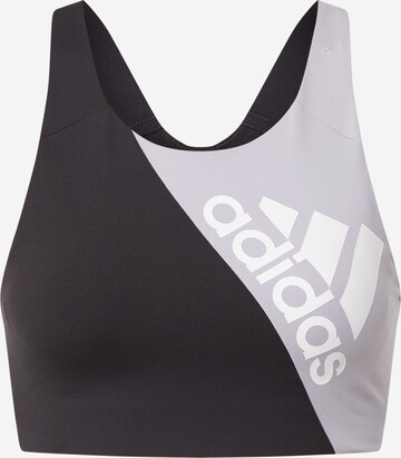 Regular Sutien sport de la ADIDAS SPORTSWEAR pe negru: față