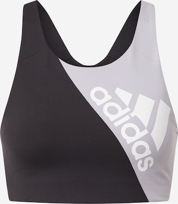 ADIDAS SPORTSWEAR - Regular Soutien de desporto em preto: frente