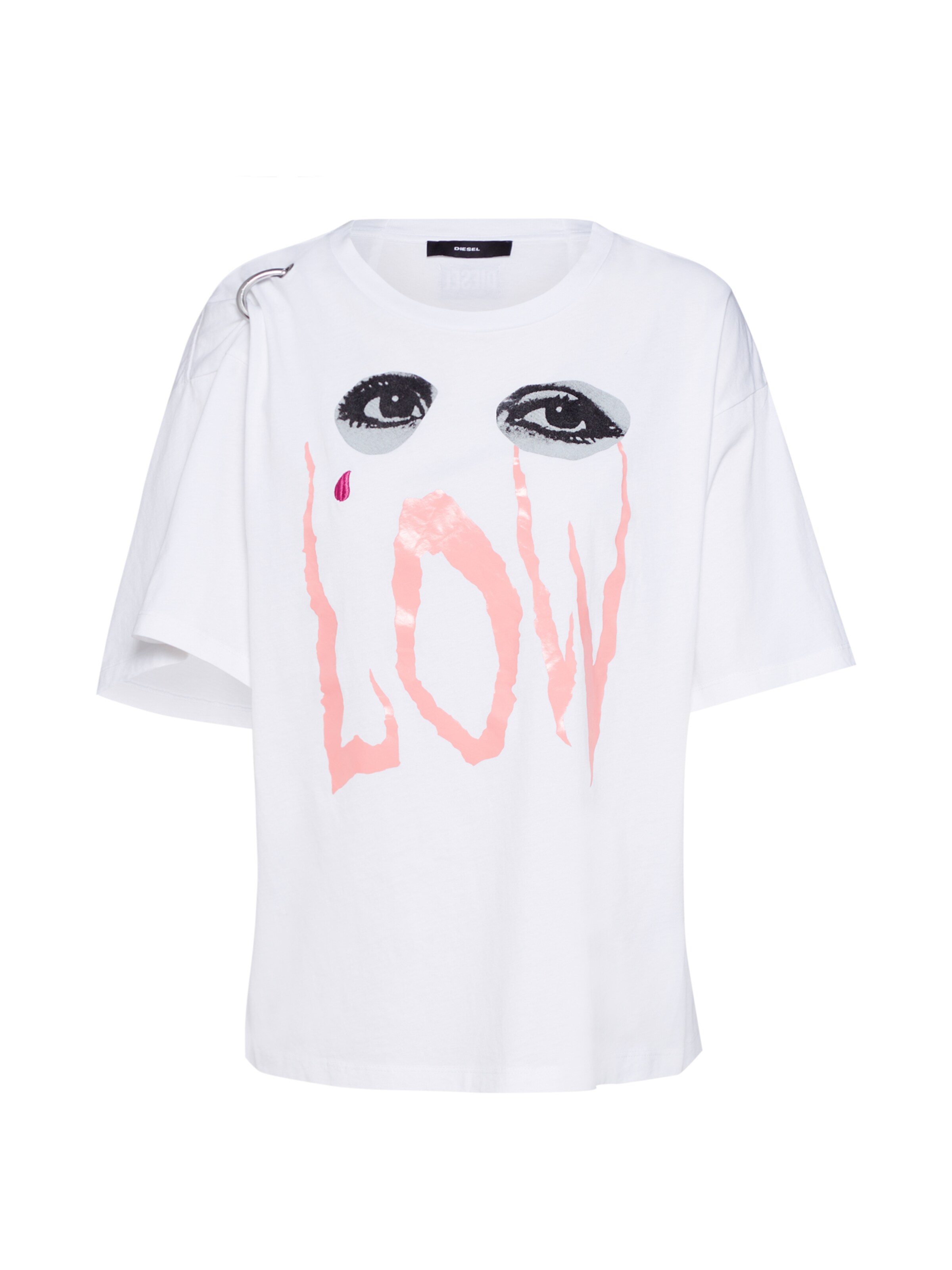 DIESEL - Shirt 'T-DASHA T-SHIRT' in de kleur Wit