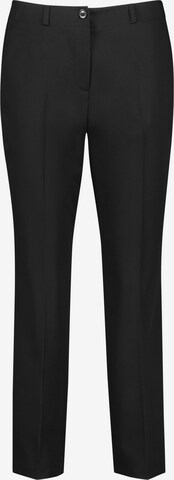 GERRY WEBER Regular Pleated Pants in Black: front