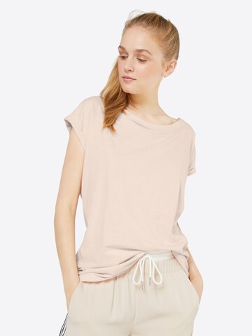 T-shirt Urban Classics en rose : devant