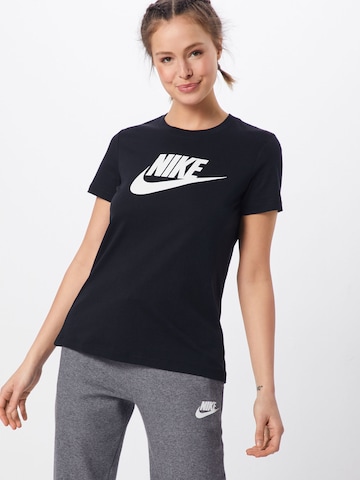 Nike Sportswear T-Shirt 'Futura' in Schwarz: predná strana