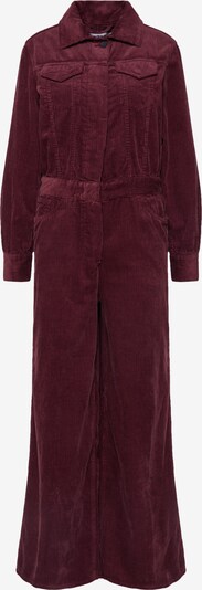 Tuta jumpsuit 'Ko-Na-Hana' Kings Of Indigo di colore rosso vino, Visualizzazione prodotti