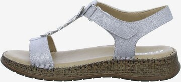 Jenny Strap Sandals in Silver