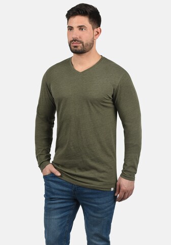 !Solid Langarmshirt 'Beda' in Grün: predná strana