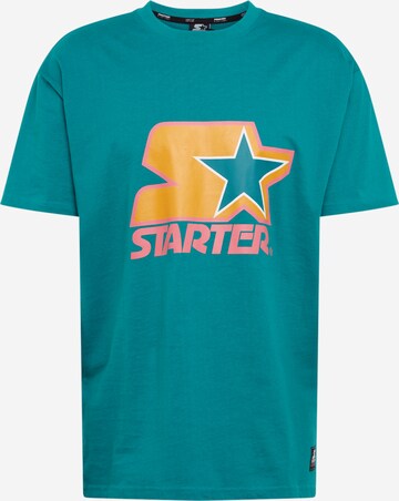 Starter Black Label Regular fit Μπλουζάκι σε πράσινο: μπροστά
