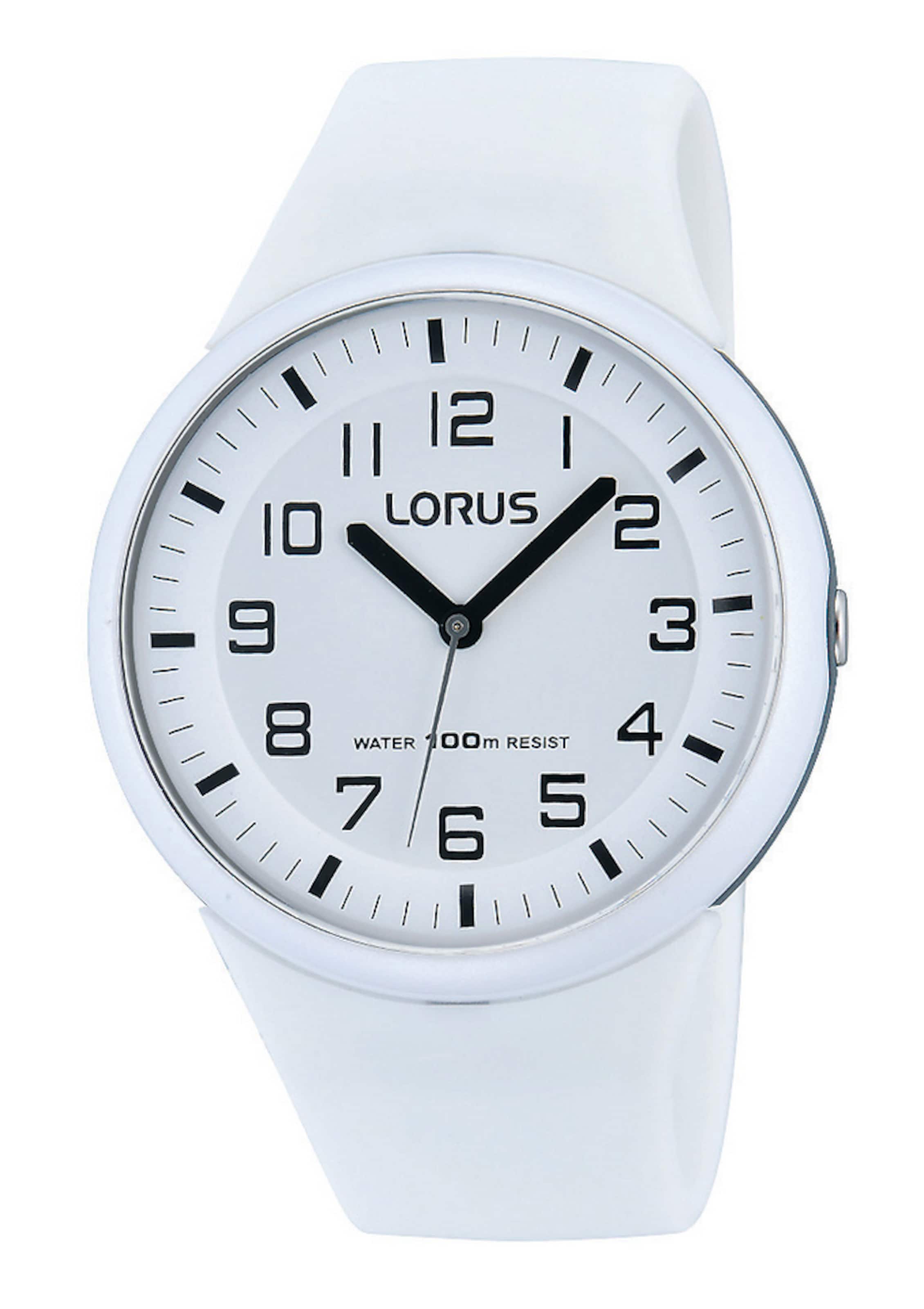 LORUS Uhr 'RX53DX9' in Weiß: Vorderseite