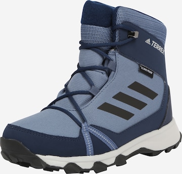 adidas Terrex Boots in Blue: front