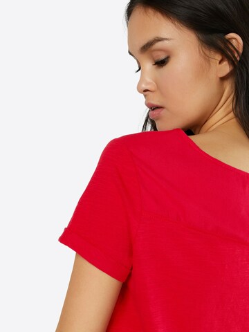 QS T-Shirt in Rot