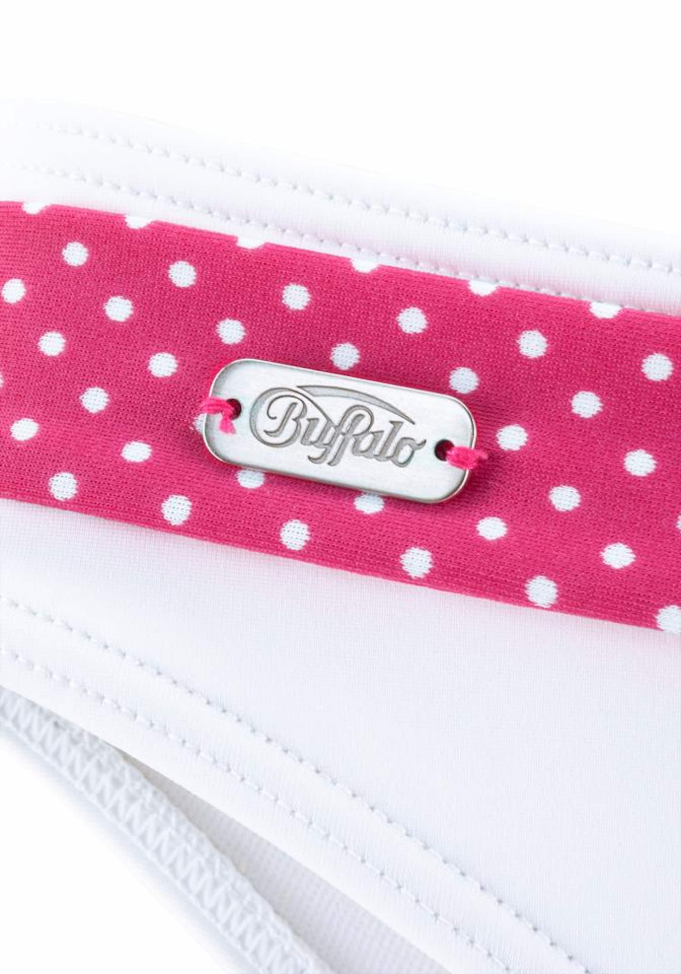 BUFFALO Õlapaelteta topp Bikiinid, värv valge