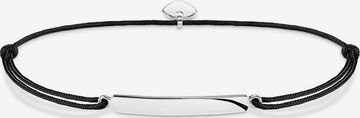 Thomas Sabo Armband 'Little Secret' in Schwarz: predná strana