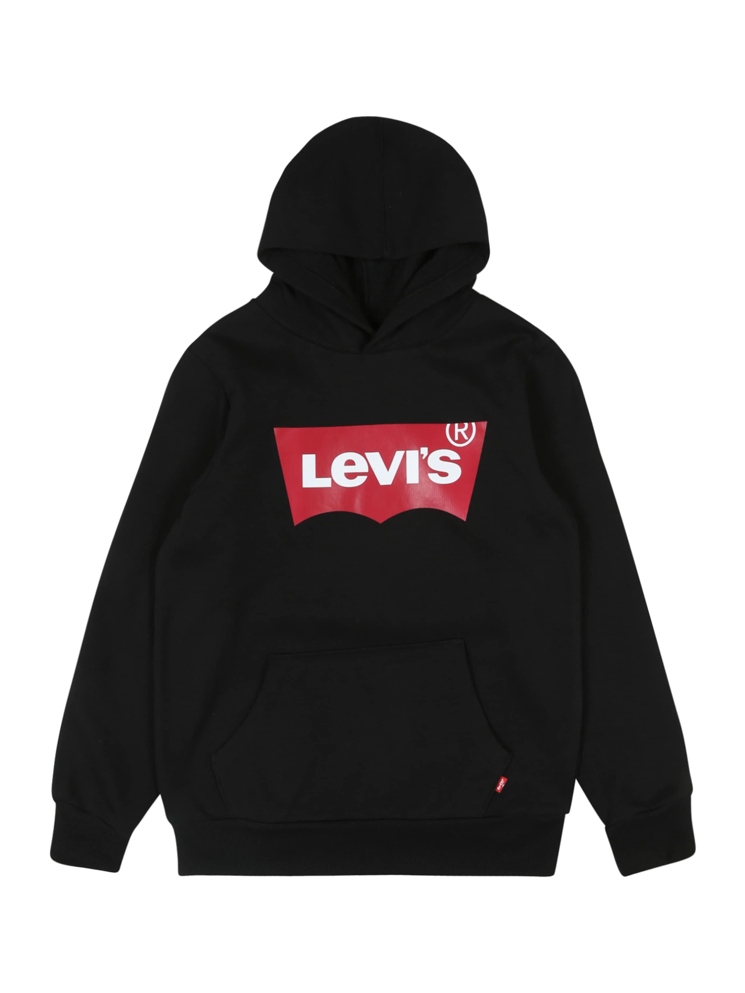 Levi's Kids Regular fit Μπλούζα φούτερ σε μαύρο: μπροστά