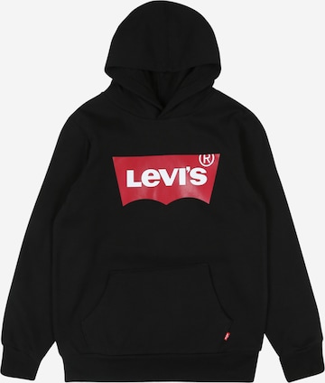 Levi's Kids Regular fit Sweatshirt in Black: front