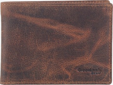 Greenland Nature Wallet 'Montana' in Brown: front