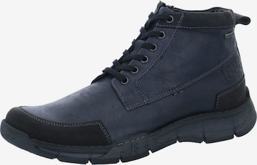 JOSEF SEIBEL Lace-Up Boots in Blue: front