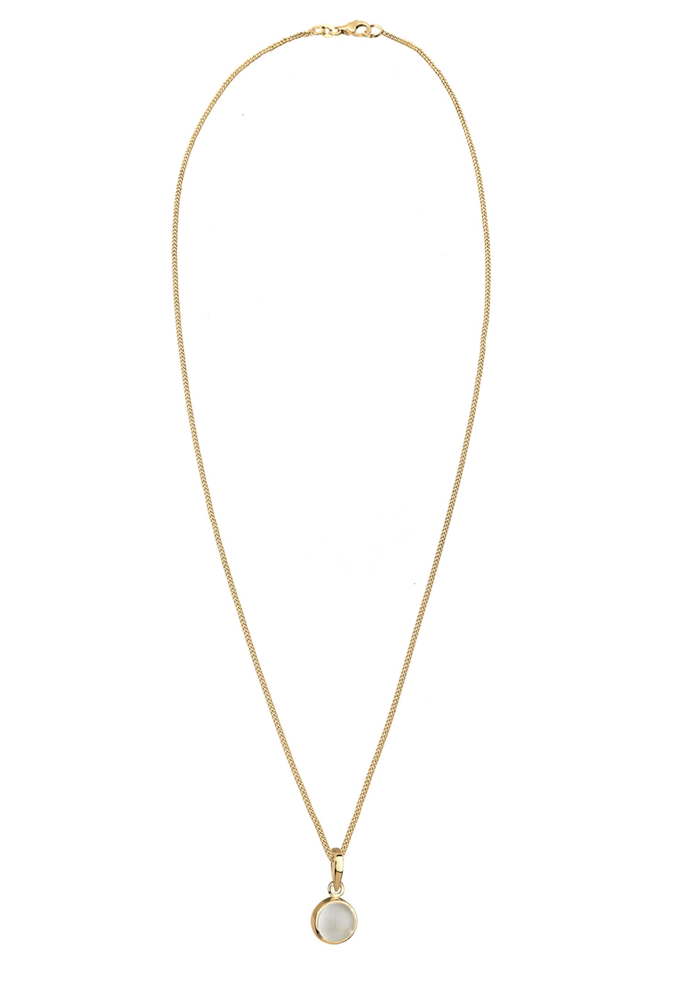 ELLI Řetízek 'Mondstein' – zlatá: přední strana