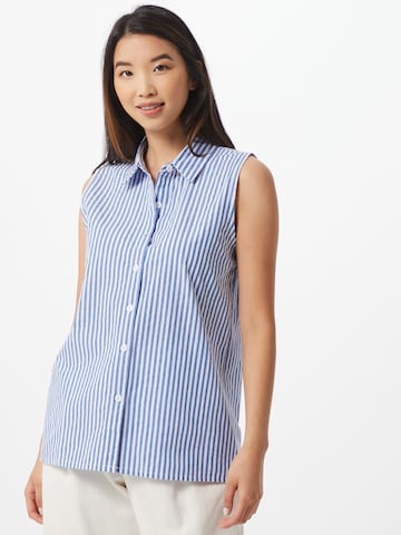 SISTERS POINT Blouse 'ERUB' in Blauw: voorkant