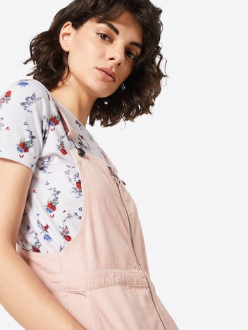 Urban Classics Dungaree skirt in Pink