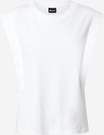 T-shirt 'Charlie' Gina Tricot en blanc : devant