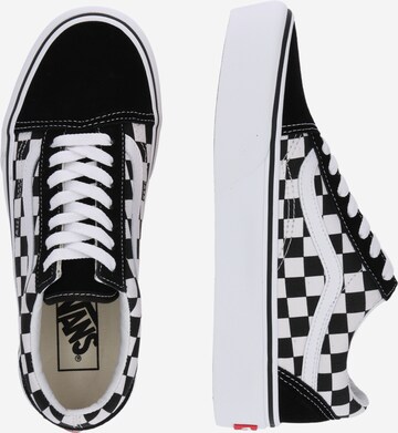 VANS Ниски маратонки 'Old Skool Platform' в черно: отстрани