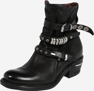 A.S.98 Bootie 'Ignix' in Black: front