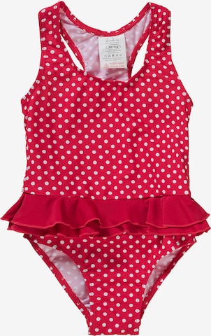 PLAYSHOES Swimsuit 'PUNKTE' in Red: front