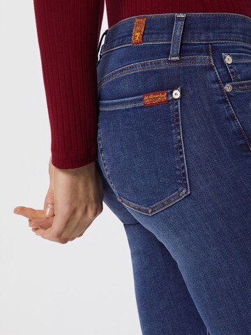 7 for all mankind Skinny Jeans 'The Skinny Crop' in Blue