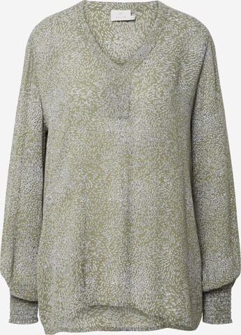 Kaffe Blouse in Groen: voorkant