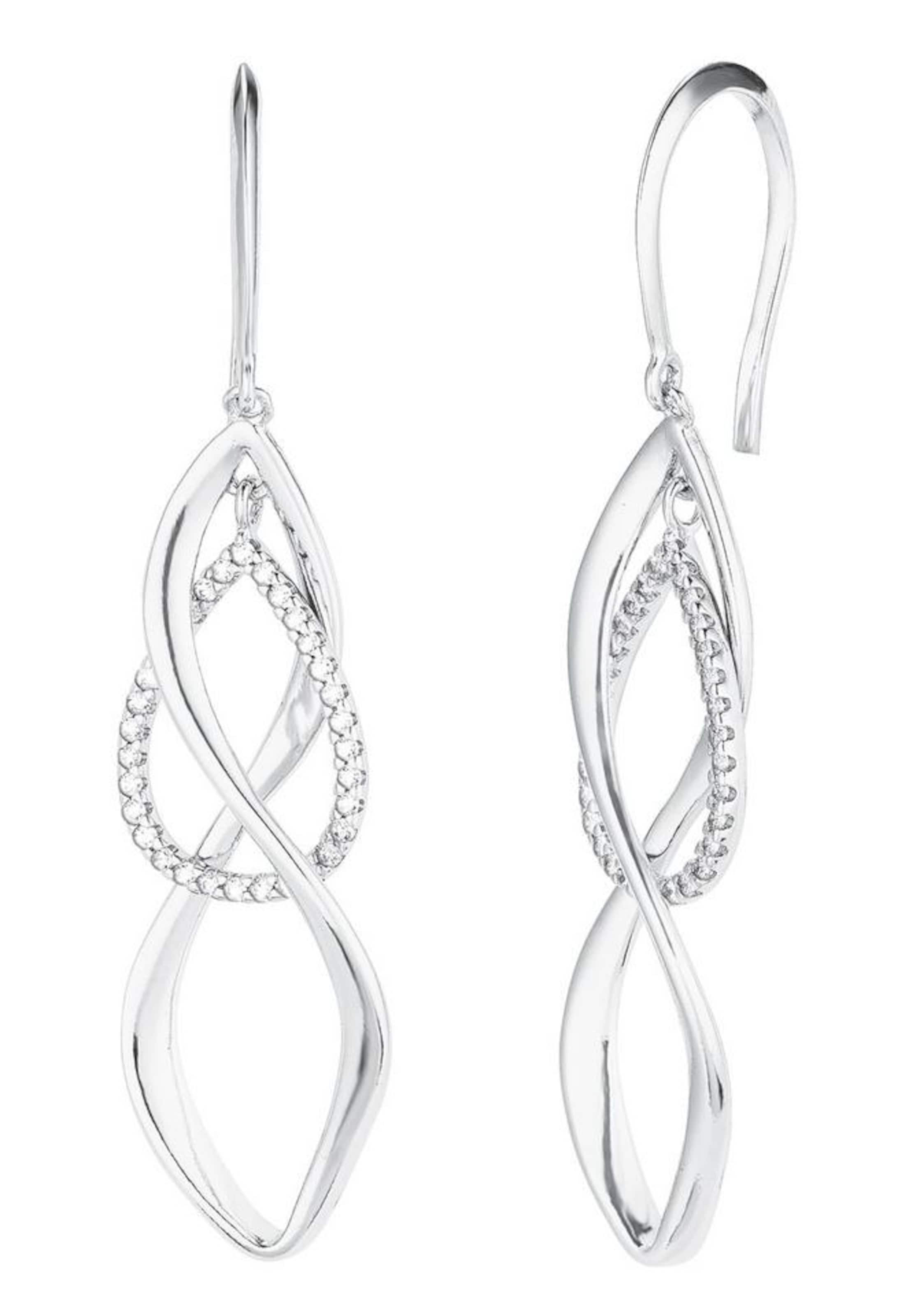 AMOR Earrings in Silver: front