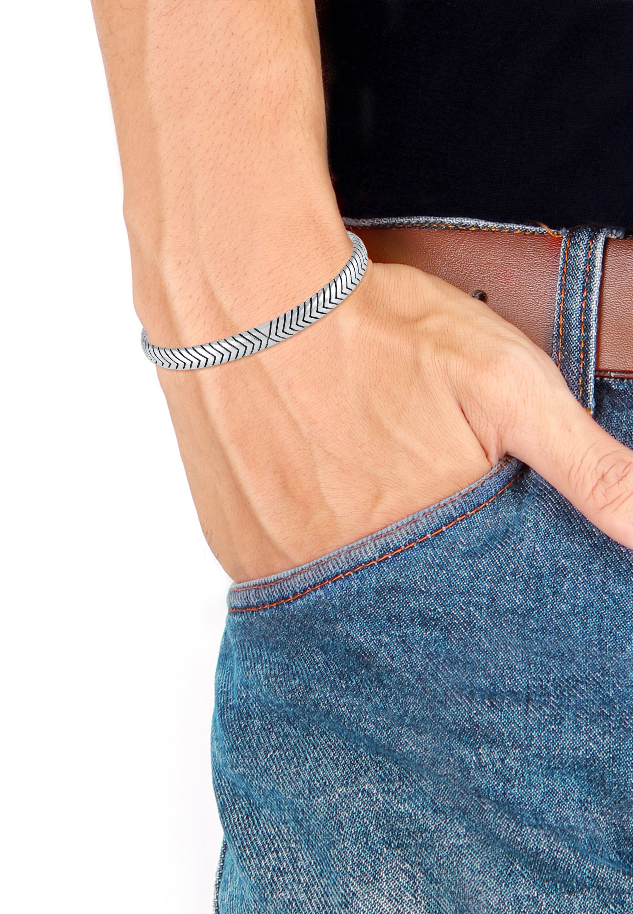 KUZZOI Armband in Silber