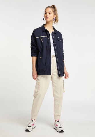 MYMO Between-Season Jacket in Blue: front