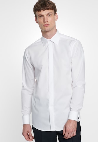 Coupe regular Chemise business SEIDENSTICKER en blanc : devant